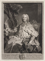 KG 13377
<br/>
Portret van kardinaal Henry Oswald van Auvergne
<br/>
<em>Drevet, Claude (1697-1781)</em>